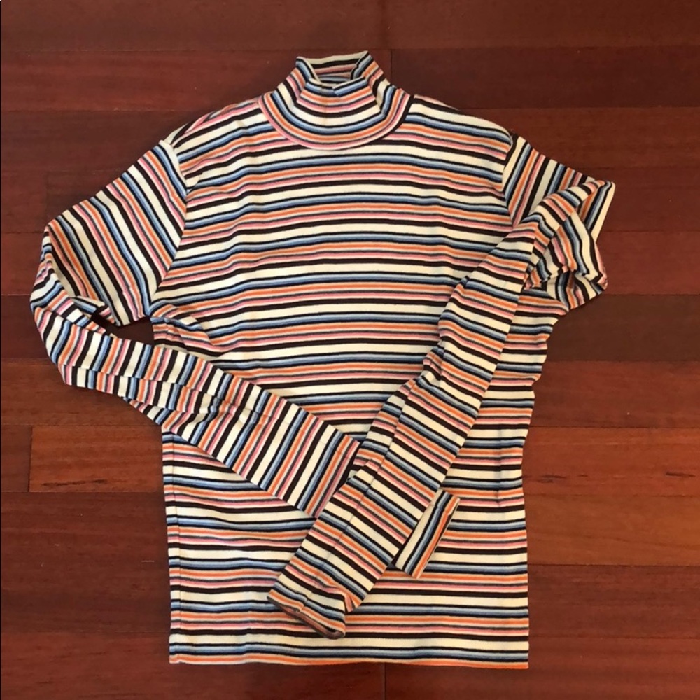 Brandy Melville striped turtleneck